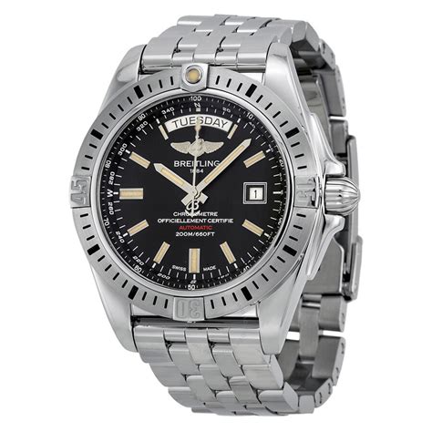 Breitling Galactic 44 Automatic Black Dial Men's Watch 